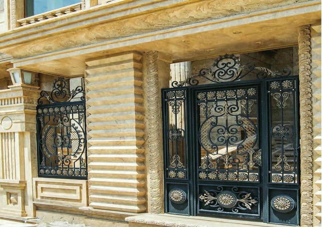 درب حیاط فرفورژه بندر عباس | ایمن هرمز درب حیاط فرفورژه بندر عباس