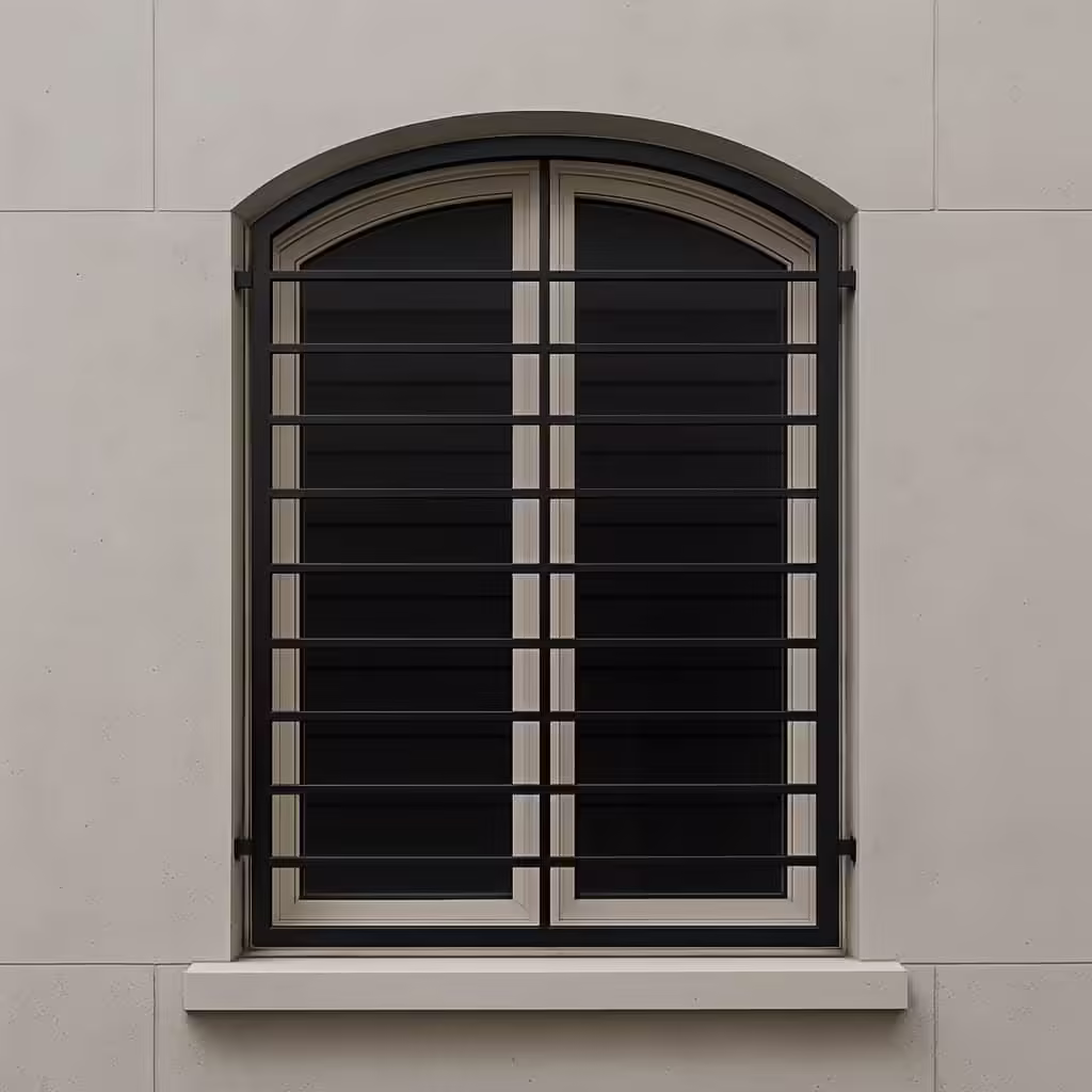 حفاظ پنجره ساده قوس دار در بندر عباس
