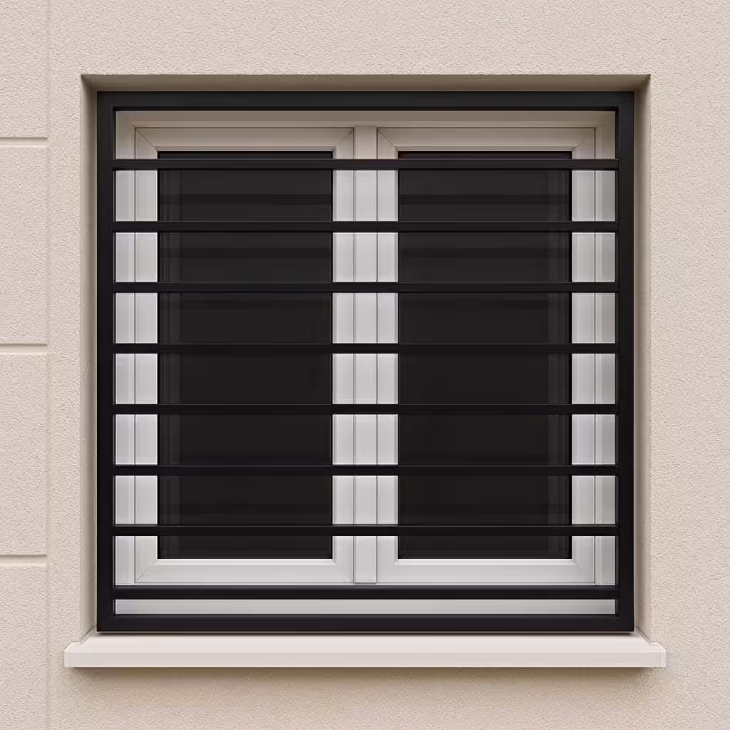 حفاظ پنجره آهنی ساده در بندر عباس