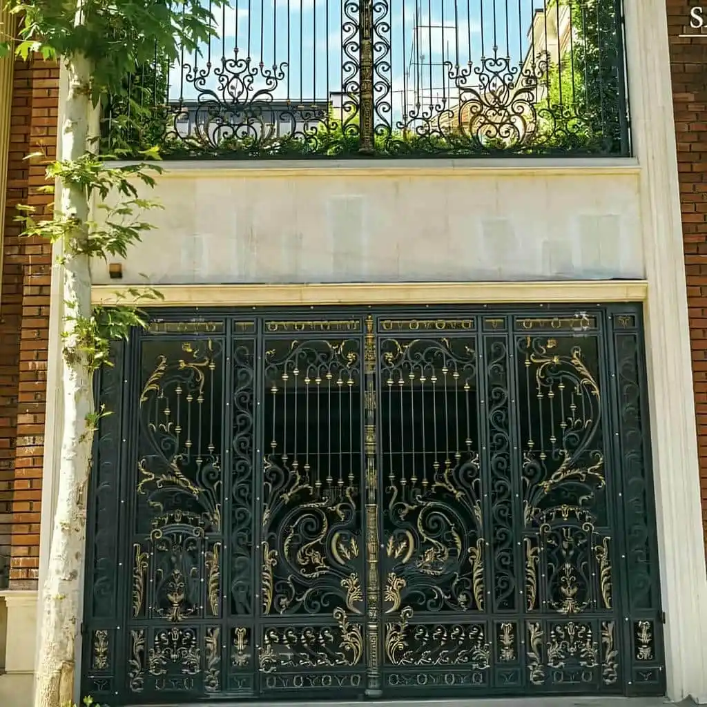 خرید درب فرفورژه فلزی با متریال فولادی در بندر عباس