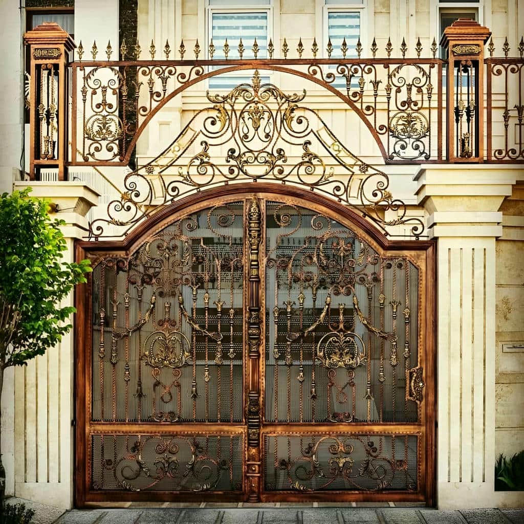 قیمت درب حیاط آهنی رنگ در بندر عباس