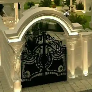 درب فلزی حیاط ویلایی در بندر عباس