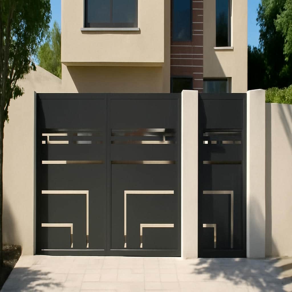 نصب درب مدرن یونیک ابعاد در بندر عباس