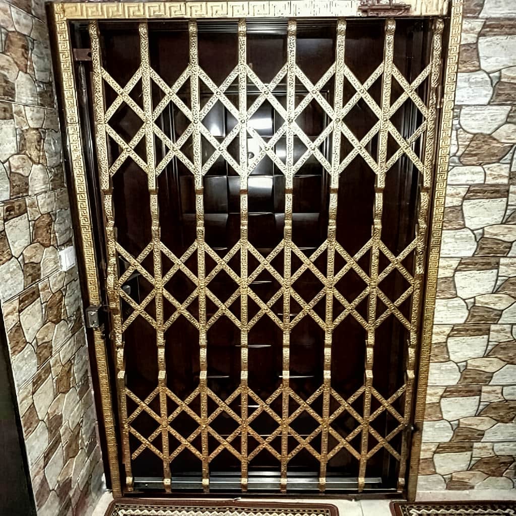 خرید حفاظ آکاردئونی سه گل تسمه با لوزی منظم در بندر عباس