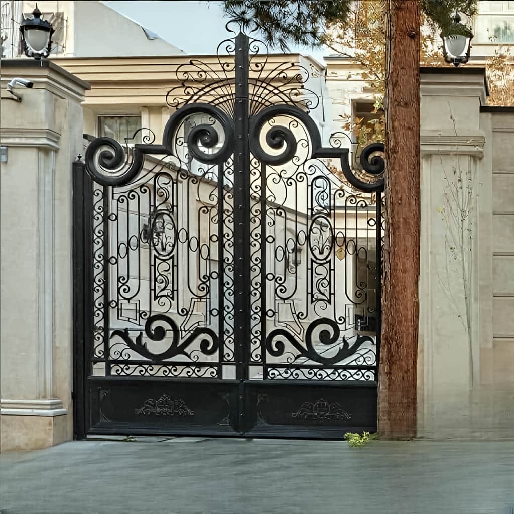 ساخت درب پارکینگ سنگین شاسی دوبل با پروفیل مقاوم در بندر عباس