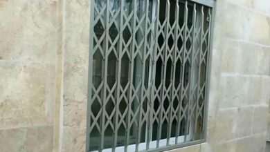 9 طرح درب آکاردئونی برای واحد اداری در بندر عباس