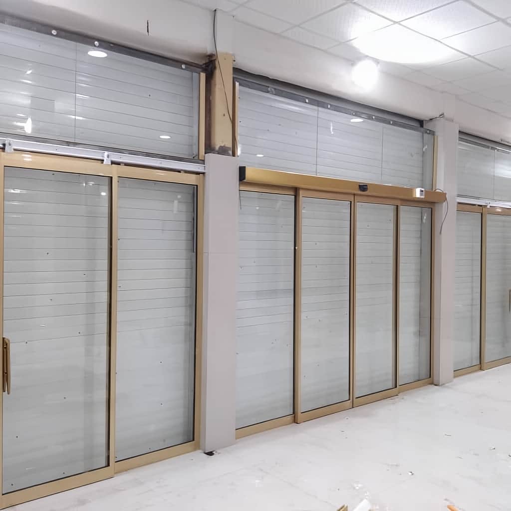 قیمت درب اتوماتیک شیشه‌ای کم صدا موتور آرام در بندر عباس