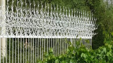 12 طرح حفاظ شاخ گوزنی دیوار باغ ویلا در بندر عباس