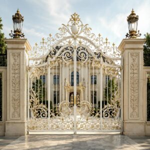 8 طرح درب حیاط نمای آجری در بندر عباس