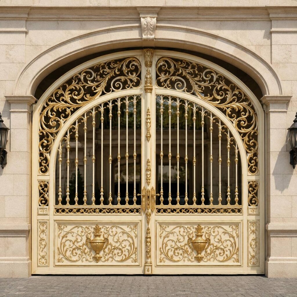 تولید درب حیاط ورودی جنوبی پانل‌دار در بندر عباس
