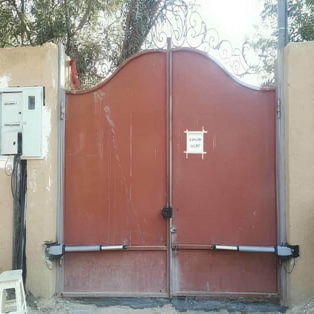 سفارش جک درب پارکینگ ایرانی بازویی با بررسی محل نصب در بندر عباس