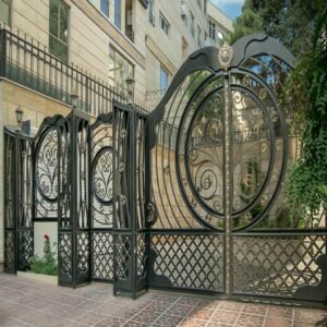 9 مدل درب حیاط مشبک نورگیر در بندر عباس