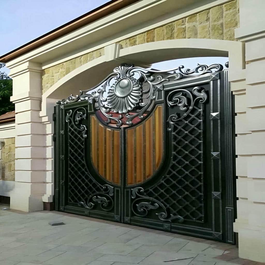 خرید درب ورودی ساختمان فلزی لابی مدرن در بندر عباس
