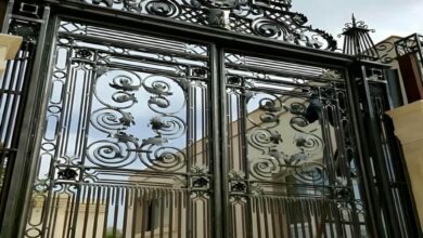 14 مدل درب ویلایی برش لیزری طرح هندسی در بندر عباس