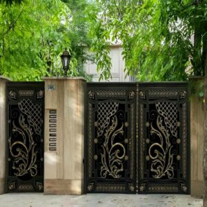 9 نمونه درب ویلایی حفاظ دار ورودی در بندر عباس