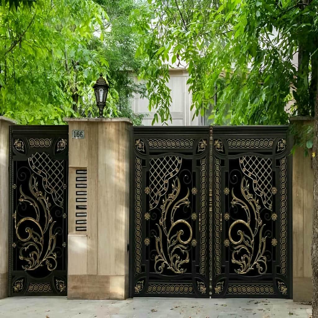9 نمونه درب ویلایی حفاظ دار ورودی در بندر عباس
