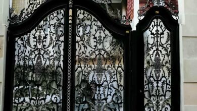 10 طرح درب حیاط ویلایی قوسی در بندر عباس