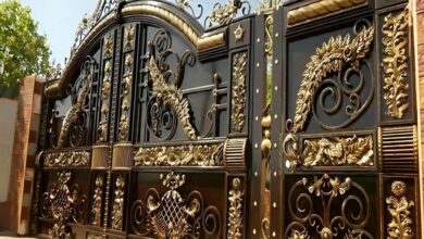 8 مدل درب پارکینگ لوکس ورودی ویلا در بندر عباس