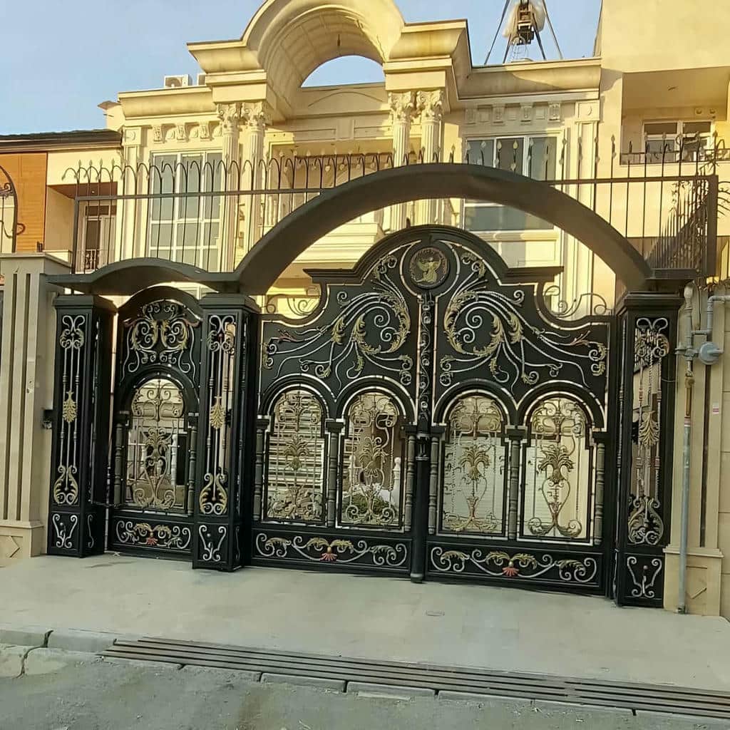 سفارش درب فلزی ریلی باغ با حریم کامل در بندر عباس