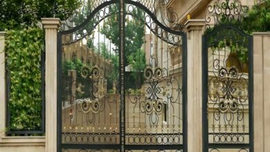 7 مدل درب ویلایی لولایی حیاط بزرگ در بندر عباس
