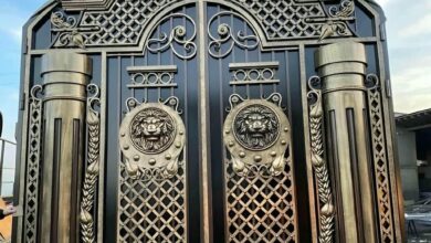 14 مدل درب حیاط طاق دار در بندر عباس