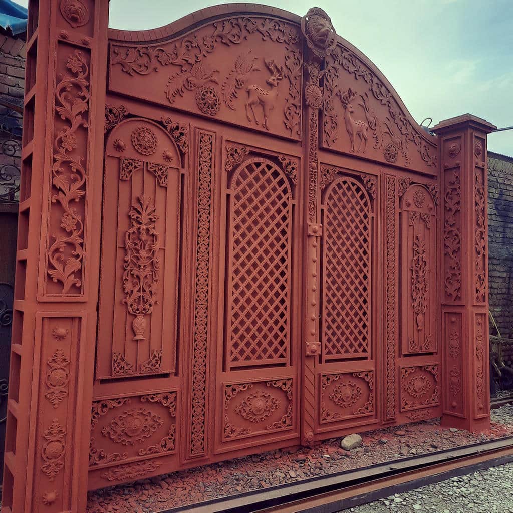خدمات اجرای درب ویلایی ترموود نما چوب در بندر عباس