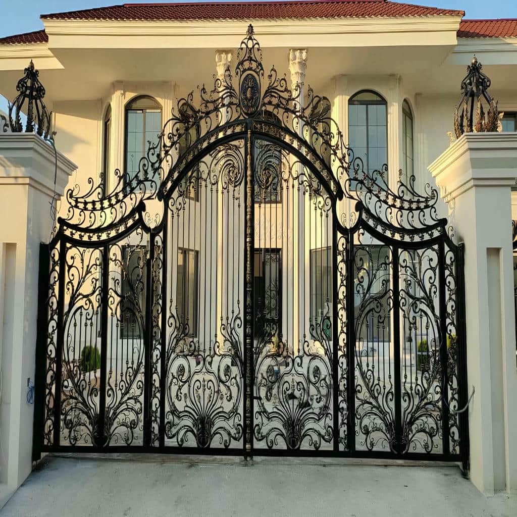 تولید درب حیاط نمای آجری برش لیزری در بندر عباس تولید درب حیاط نمای آجری برش لیزری در بندر عباس
