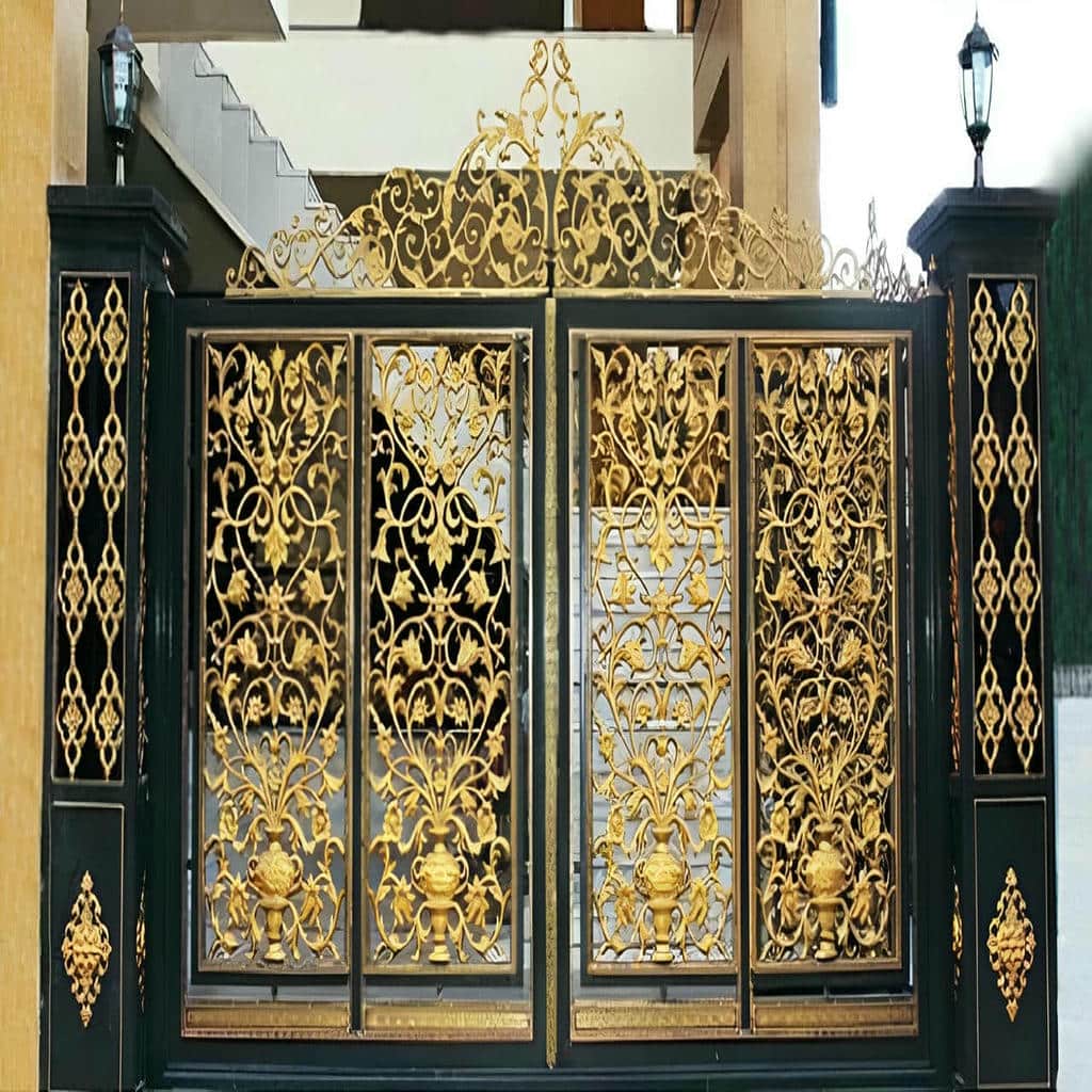 خدمات نصب درب ساده شاسی فلزی ساختمان در بندر عباس