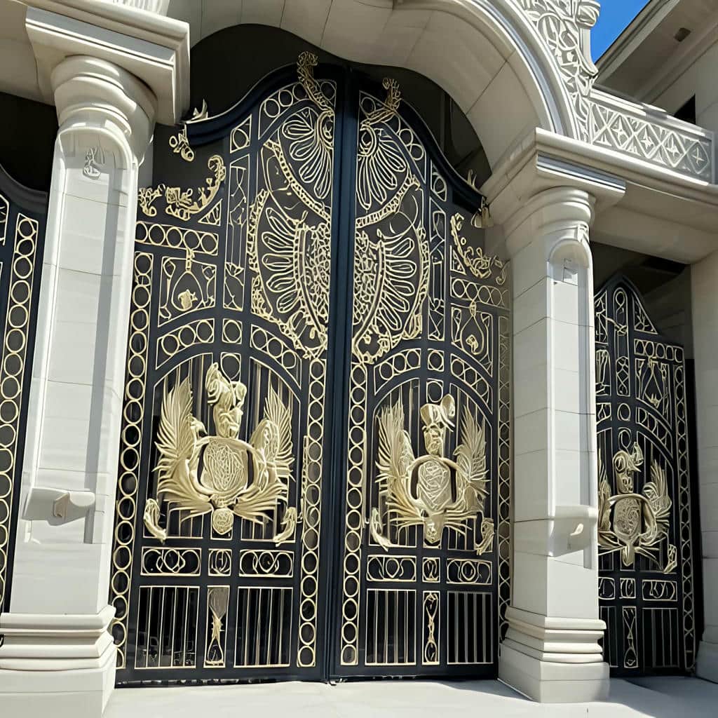 خرید درب ویلایی آهنی ضد زنگ مدرن در بندر عباس