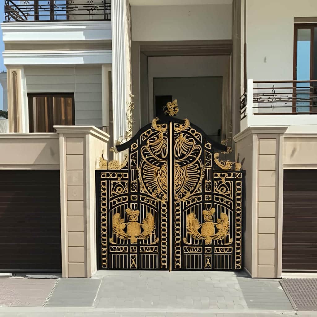6 مدل درب حیاط برش لیزری هندسی در بندر عباس