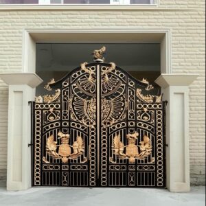 10 طرح درب حیاط قاب فلزی در بندر عباس