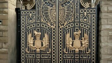 11 مدل درب حیاط پروفیلی کلاف دار در بندر عباس