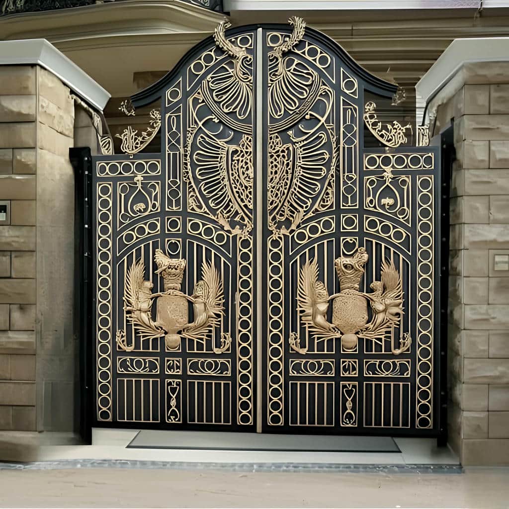 11 مدل درب حیاط پروفیلی کلاف دار در بندر عباس