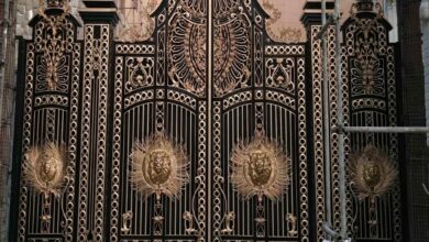 13 طرح درب پارکینگ دو لنگه عریض در بندر عباس