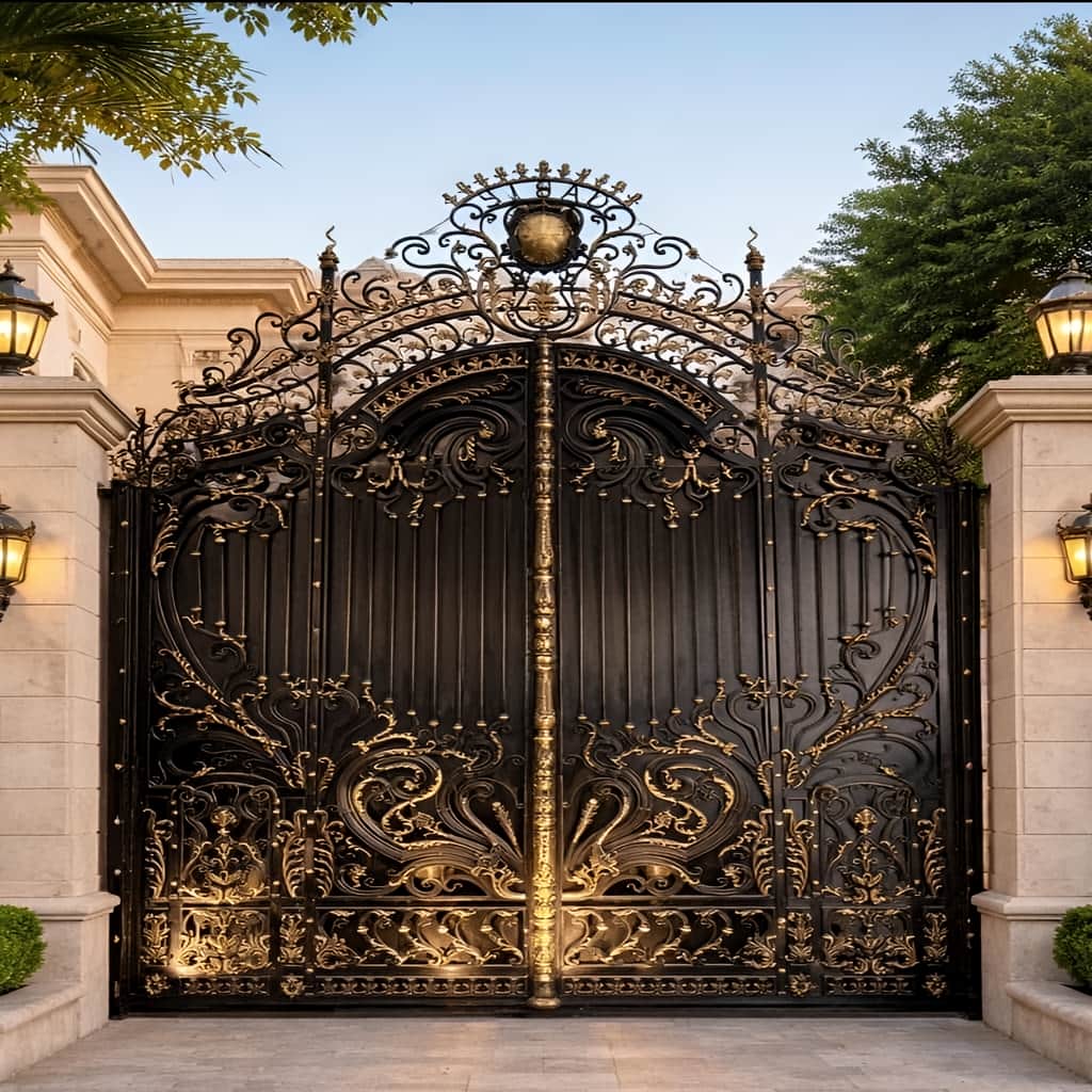 اجرای درب پارکینگ آهنی ریلی برای ورودی حیاط در بندر عباس اجرای درب پارکینگ آهنی ریلی برای ورودی حیاط در بندر عباس