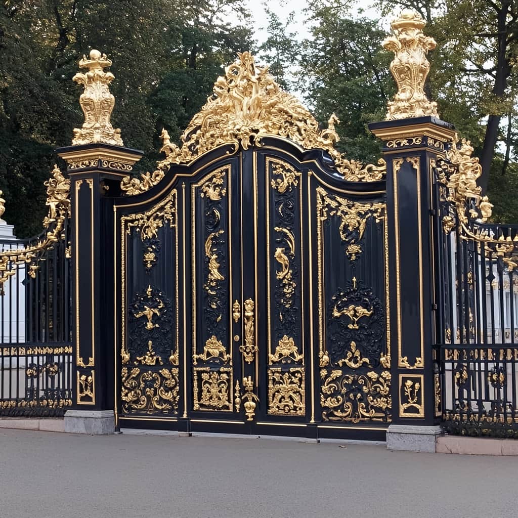 خرید درب پارکینگ ساده پروفیلی با خطوط افقی در بندر عباس