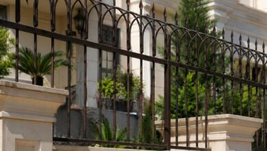 8 طرح حفاظ روی دیوار باغ محوطه در بندر عباس