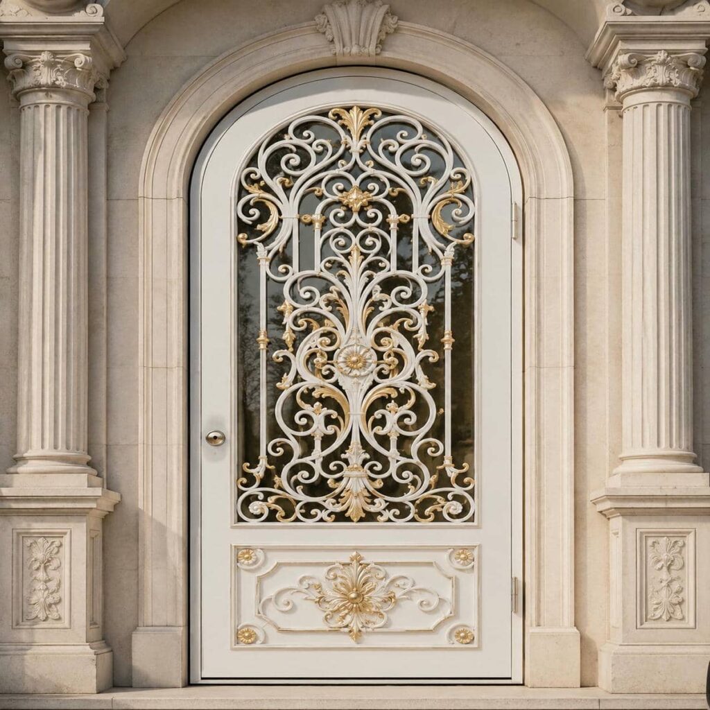 خرید درب نفررو ویلا با طراحی مینیمال در بندر عباس