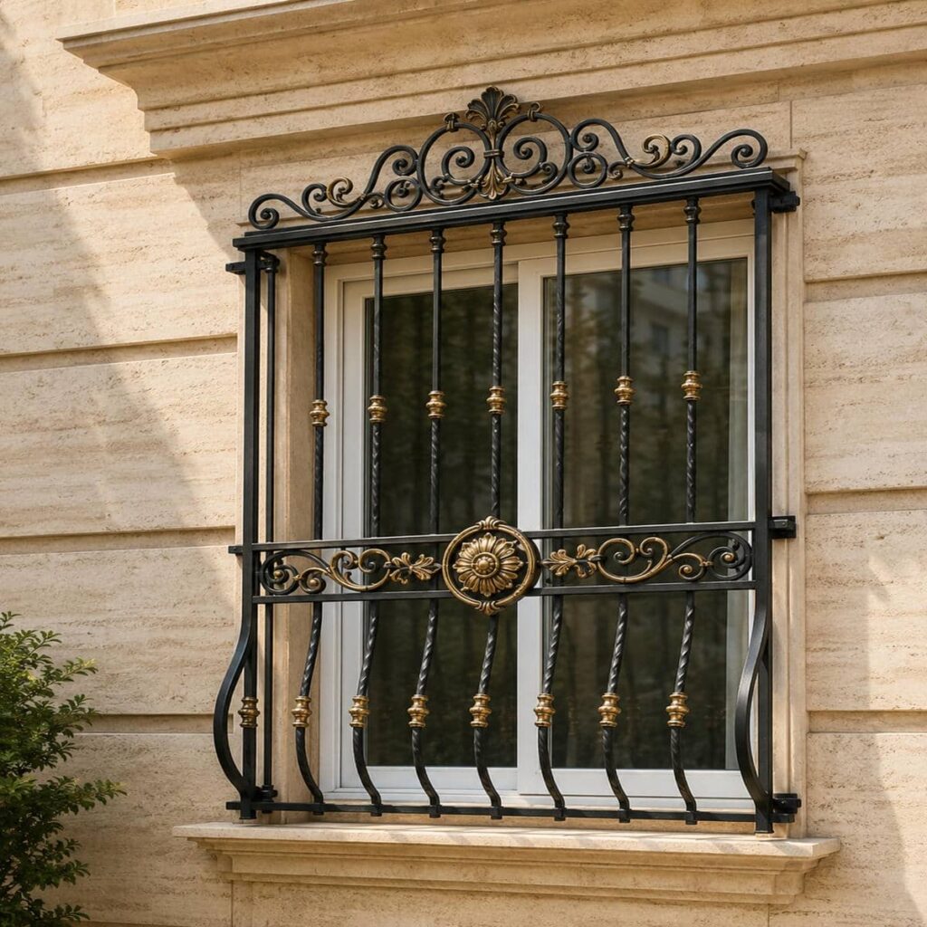 تولید حفاظ پنجره قوسی کتیبه دار سفارشی در بندر عباس