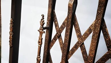 7 مدل حفاظ آکاردئونی آهنی سه لوزی در بندر عباس