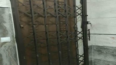حفاظ ریلی درب بندر عباس با طراحی فلزی کلاسیک