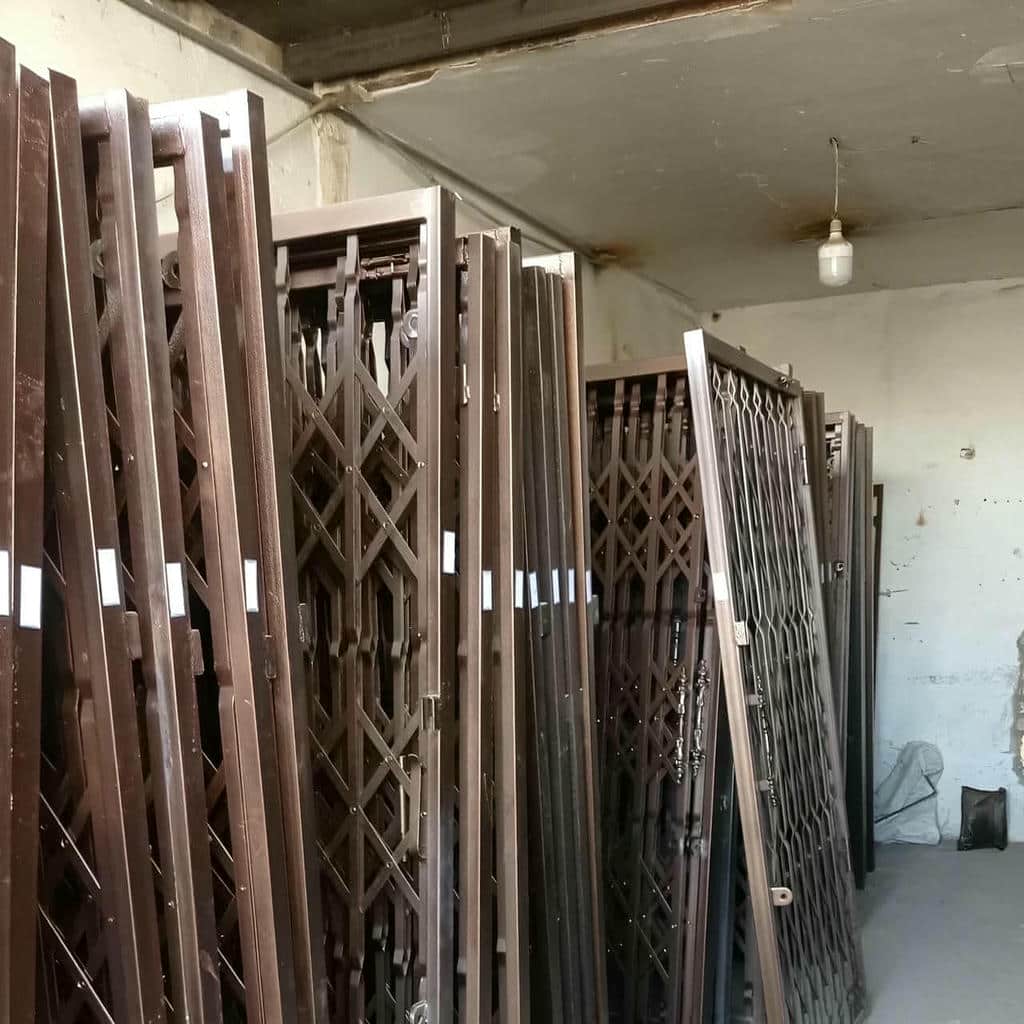 نرده آکاردئونی بندر عباس با ساختار فلزی مقاوم