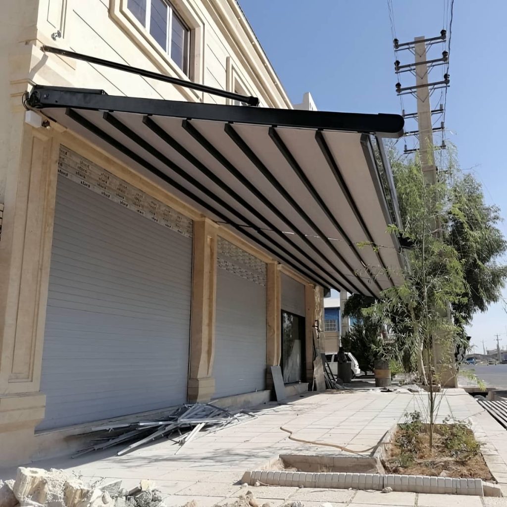 سایه بان اتوماتیک سازه فلزی پارکینگ سایه بان اتوماتیک سازه فلزی پارکینگ