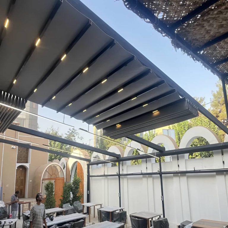 سایبان مغازه بندر عباس با پوشش مقاوم سایبان مغازه بندر عباس با پوشش مقاوم