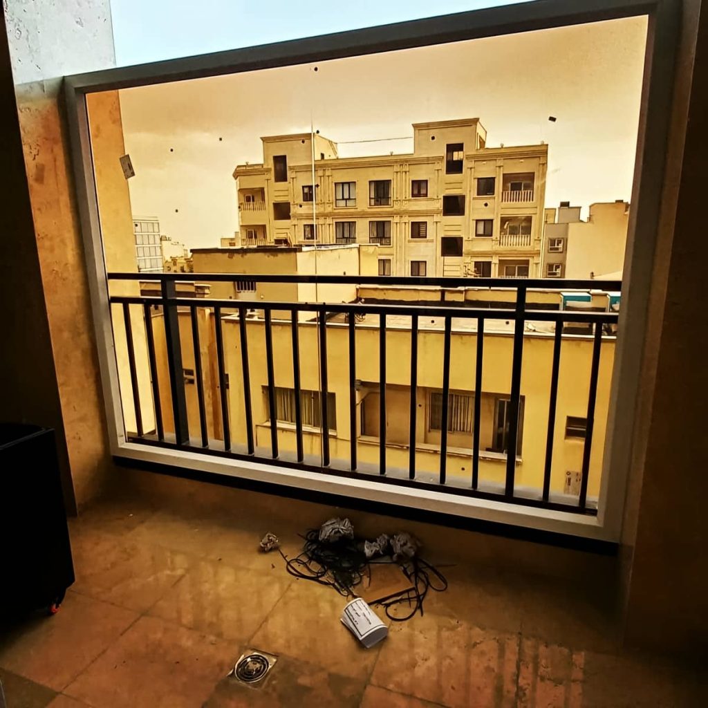نرده مدرن بالکن بندر عباس متریال مقاوم