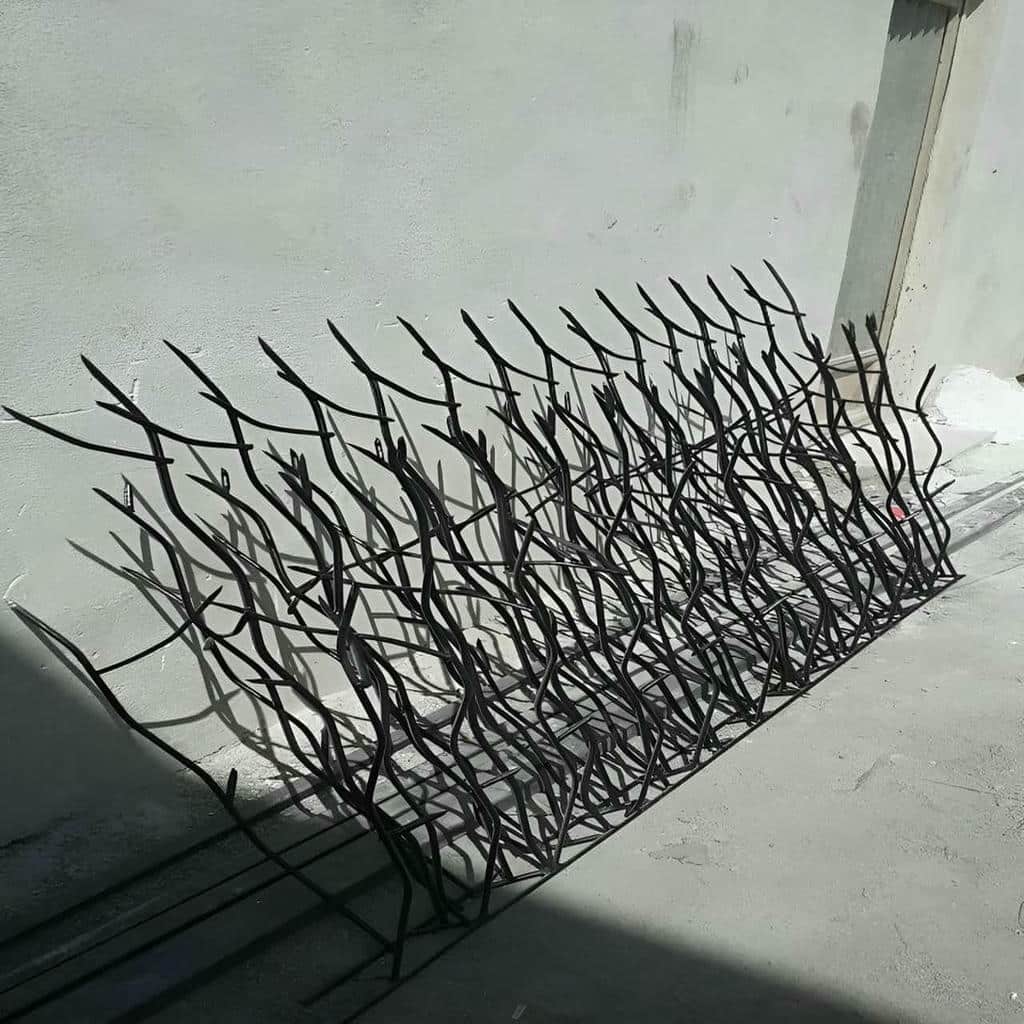 حفاظ شاخ گوزنی بندر عباس روی دیوار ویلا