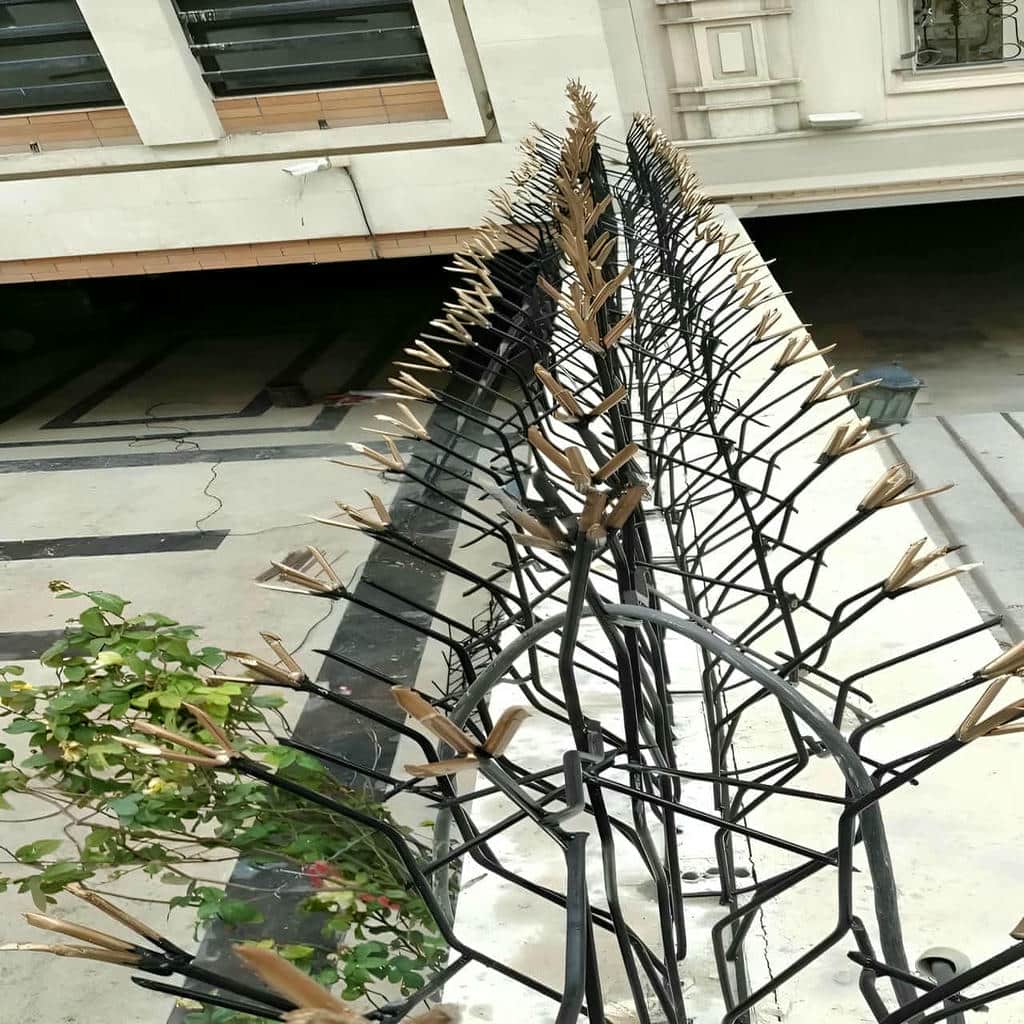 نرده دیواری سرنیزه ای برای فضای محدود