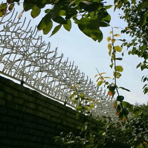 حفاظ شاخ گوزنی آبشاری بندر عباس نمای فلزی مدرن
