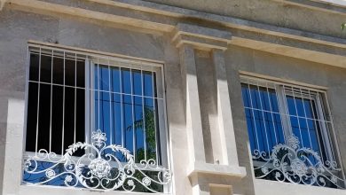 حفاظ پنجره آهنی بندر عباس مدل ساده فلزی
