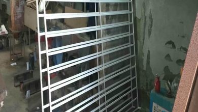 نرده پنجره آهنی ویلا بندر عباس